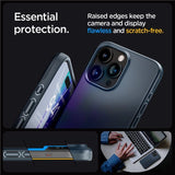 Spigen Thin Fit iPhone 15 Pro Max-kasse - sort metal