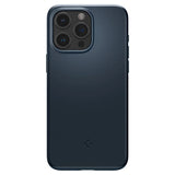 Spigen Thin Fit iPhone 15 Pro Max-kasse - sort metal
