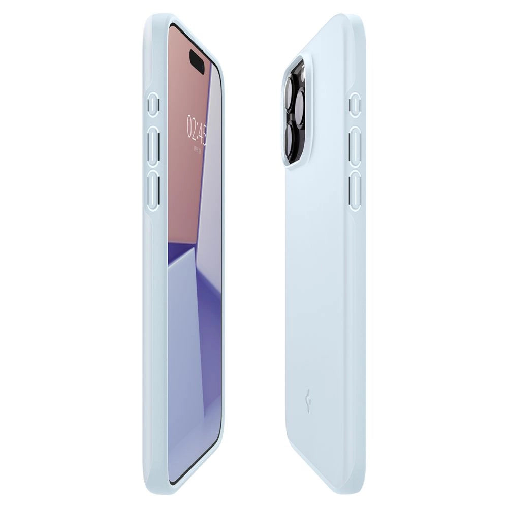 Spigen Thin Fit-fodral til iPhone 15 Pro Max - lysblå