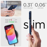 Spigen Thin Fit iPhone 15 Plus Case - Blå