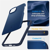 Spigen Thin Fit iPhone 15 Plus Case - Blå