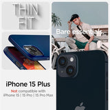 Spigen Thin Fit iPhone 15 Plus Case - Blå