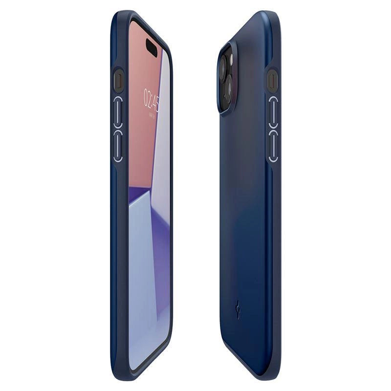 Spigen Thin Fit iPhone 15 Plus Case - Blå