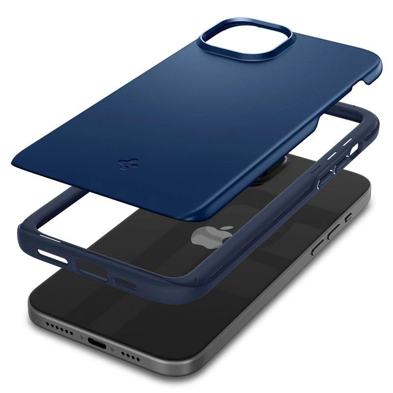Spigen Thin Fit iPhone 15 Plus Case - Blå