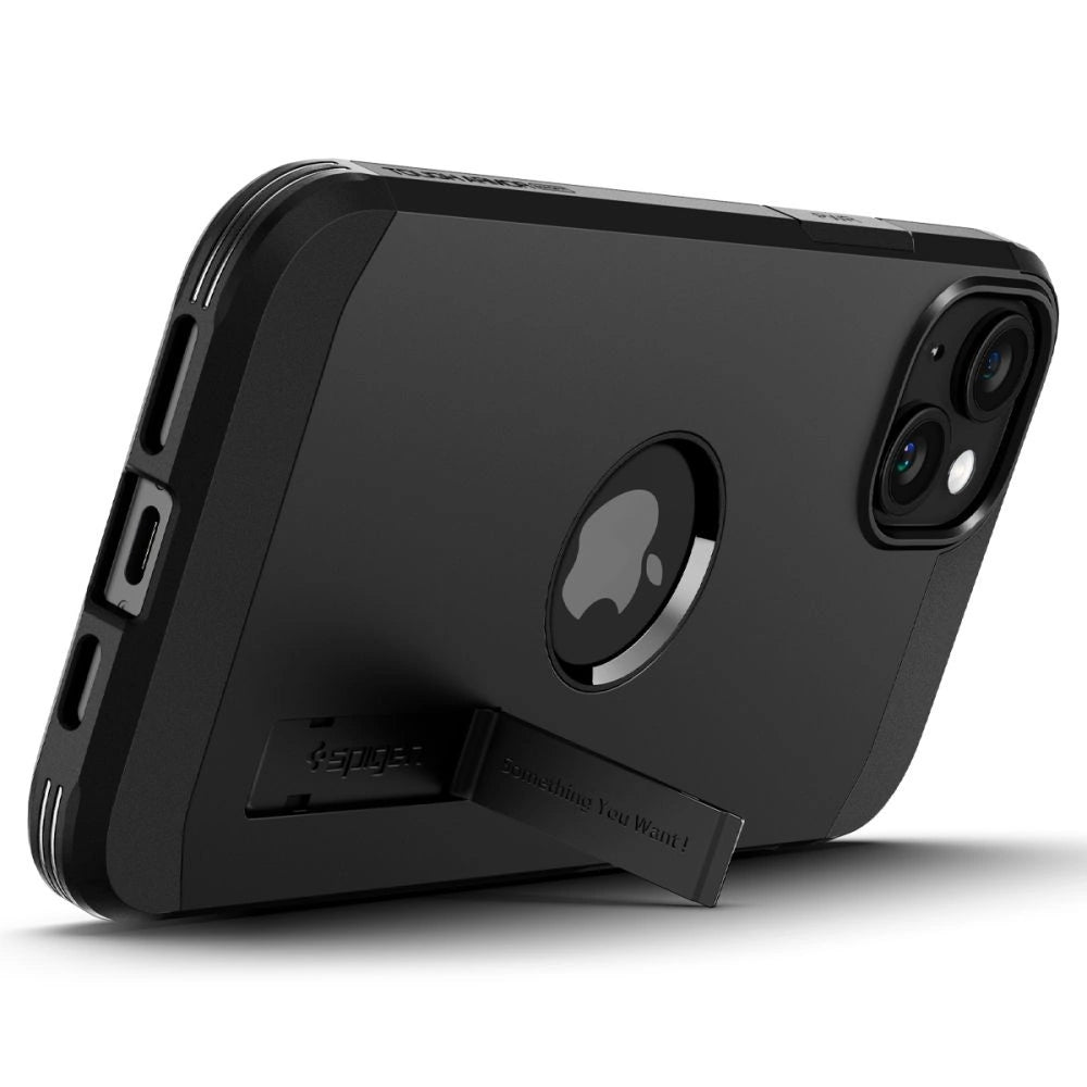 Spigen Tough Armor MagSafe-fodral til iPhone 15 - sort