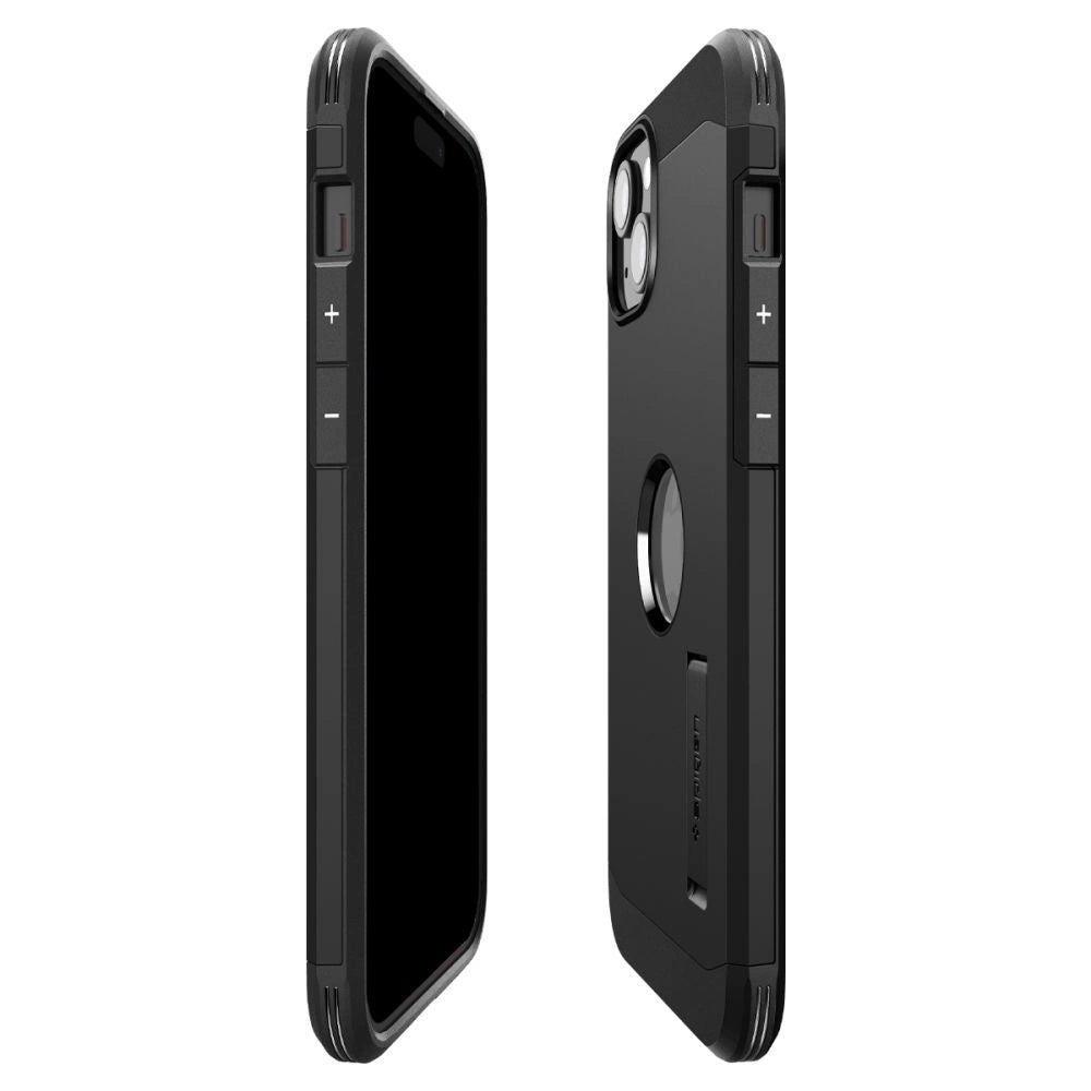Spigen Tough Armor MagSafe-fodral til iPhone 15 - sort