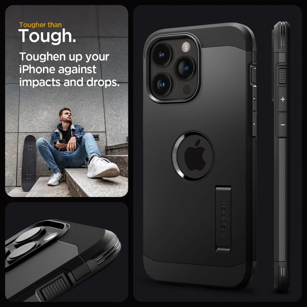 Spigen Tough Armor MagSafe iPhone 15 Pro Max Case - sort