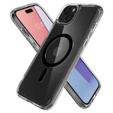Spigen Ultra Hybrid Mag Case med MagSafe til iPhone 15 - sort