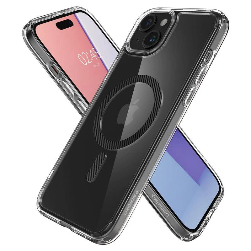 Spigen Ultra Hybrid MagSafe-fodral til iPhone 15 Plus - carbon