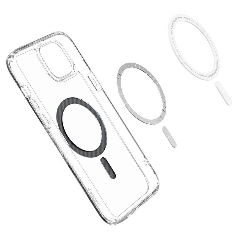 Spigen Ultra Hybrid MagSafe-fodral til iPhone 15 Plus - carbon