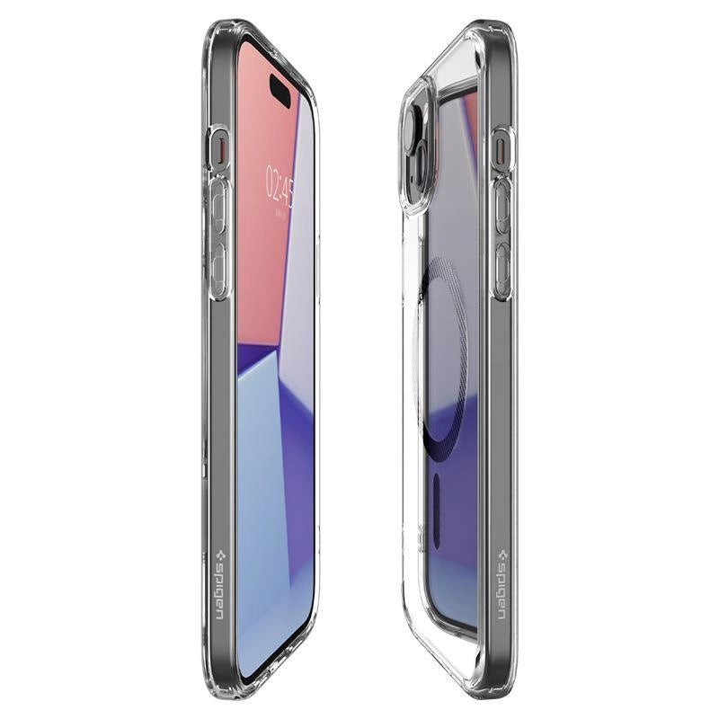 Spigen Ultra Hybrid MagSafe-fodral til iPhone 15 Plus - carbon