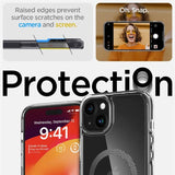 Spigen Ultra Hybrid MagSafe-fodral til iPhone 15 Plus - carbon