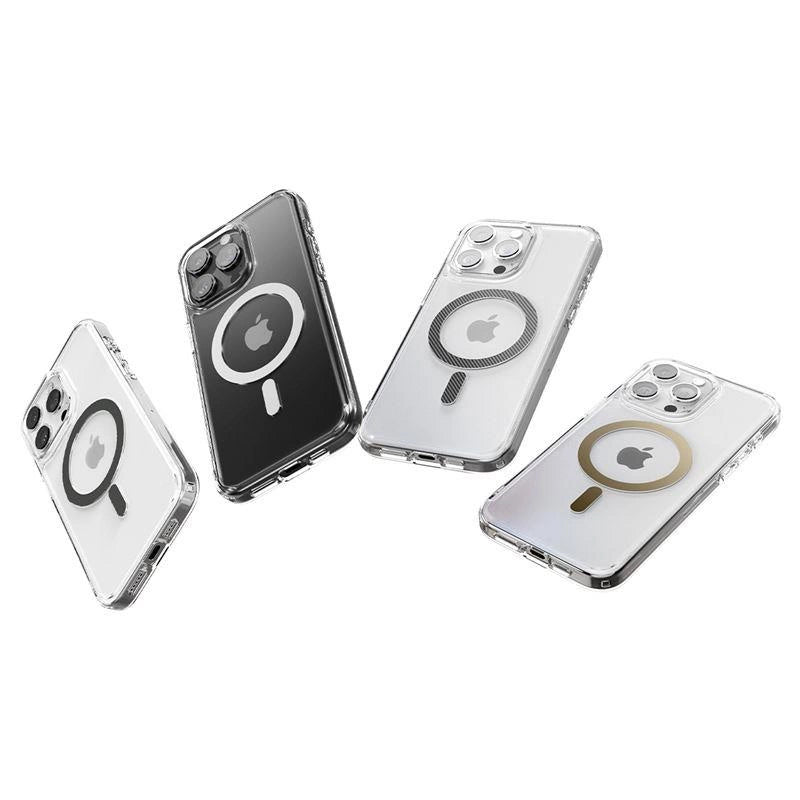 Spigen Ultra Hybrid Mag Case med MagSafe til iPhone 15 Pro - klar sort