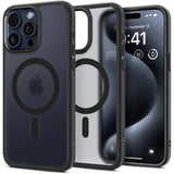 Spigen Ultra Hybrid Mag Case med MagSafe til iPhone 15 Pro Max - Clear Black