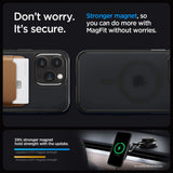 Spigen Ultra Hybrid Mag Case med MagSafe til iPhone 15 Pro Max - Clear Black