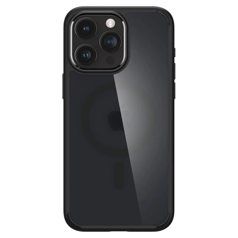 Spigen Ultra Hybrid Mag Case med MagSafe til iPhone 15 Pro Max - Clear Black