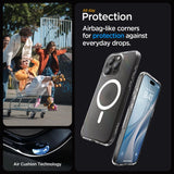 Spigen Ultra Hybrid Mag Case med MagSafe til iPhone 15 Pro - Clear Matte