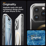 Spigen Ultra Hybrid Mag Case med MagSafe til iPhone 15 Pro - Guld