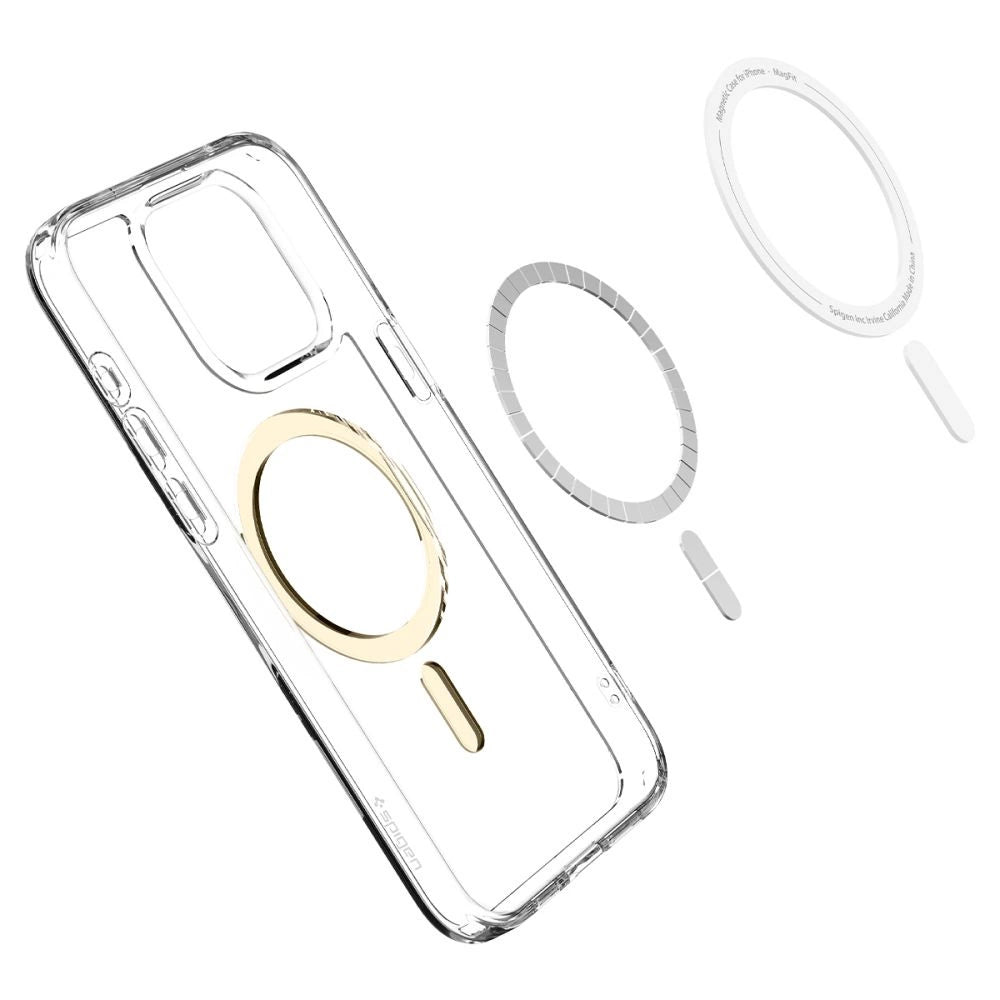 Spigen Ultra Hybrid Mag Case med MagSafe til iPhone 15 Pro Max - Guld