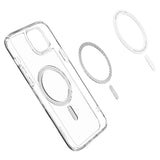 Spigen Ultra Hybrid MagSafe-hylster til iPhone 15 Plus - grafit