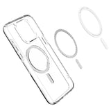 Spigen Ultra Hybrid Mag case med MagSafe til iPhone 15 Pro Max - grafit