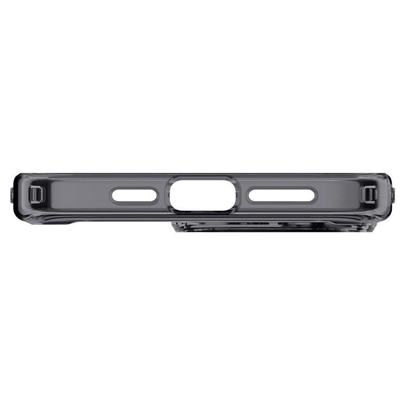 Spigen Ultra Hybrid Mag Case med MagSafe til iPhone 15 Pro - mørkgrå (Zero One mønster)