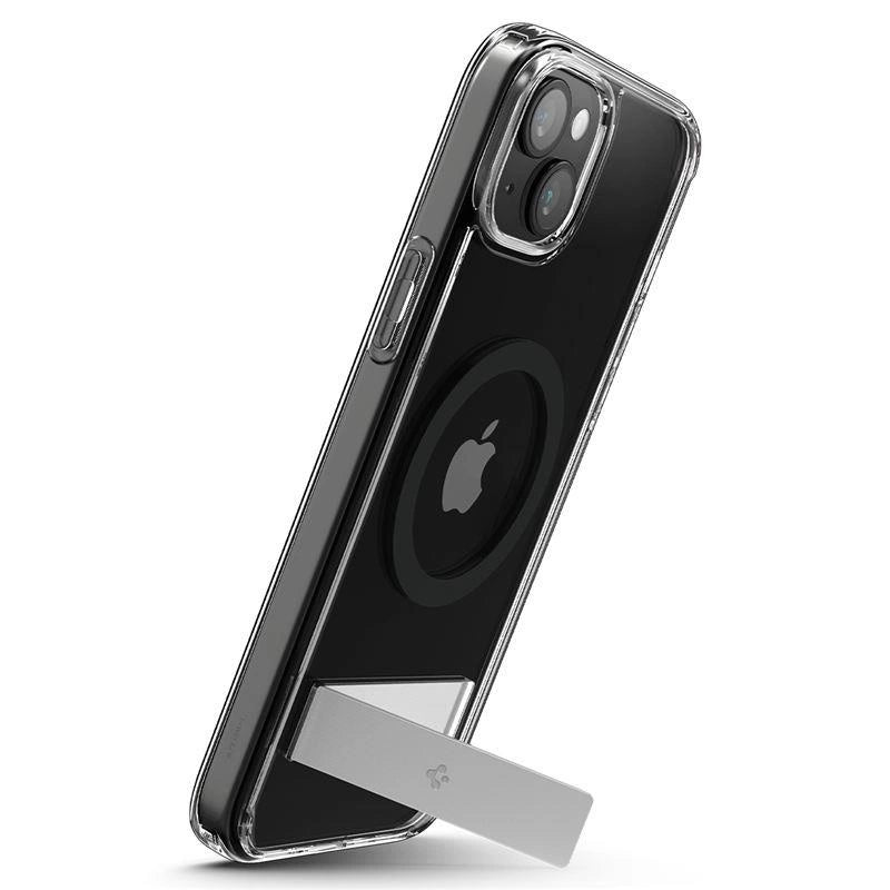 Spigen Ultra Hybrid S MagSafe Case med stand til iPhone 15 - sort