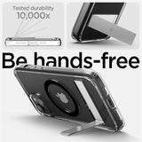 Spigen Ultra Hybrid S MagSafe Case med stativ til iPhone 15 Plus - sort