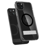 Spigen Ultra Hybrid S MagSafe Case med stativ til iPhone 15 Plus - sort