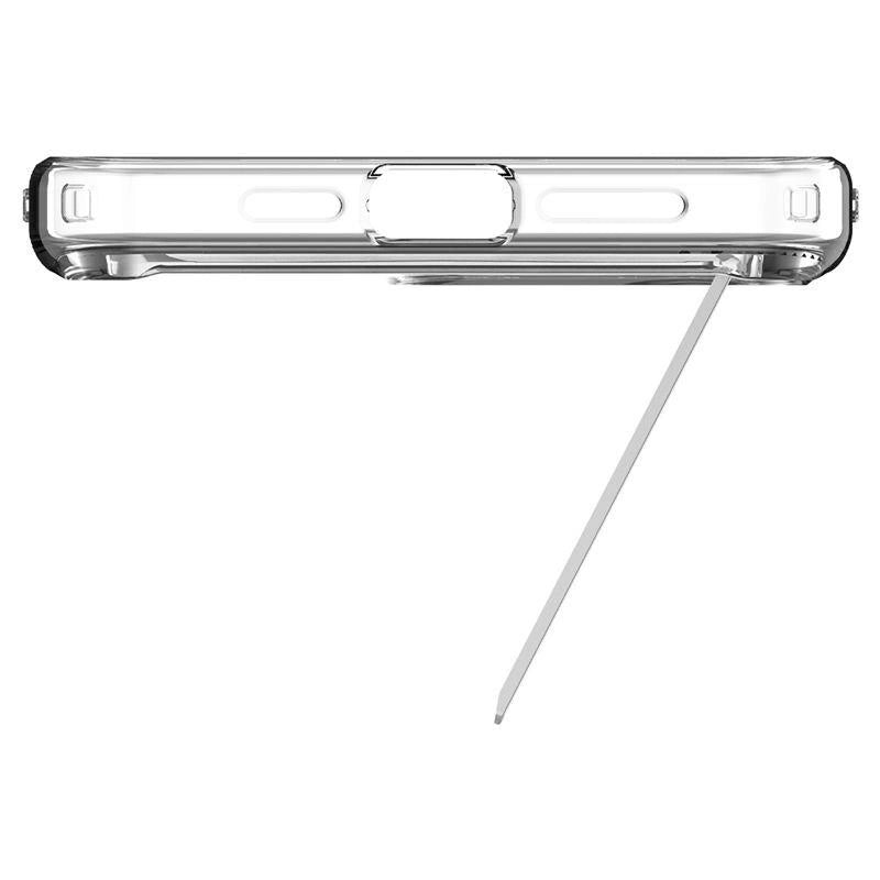 Spigen Ultra Hybrid S MagSafe Case med stativ til iPhone 15 Pro - Gennemsigtig