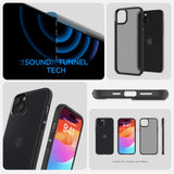 Spigen Ultra Hybrid iPhone 15 Case - klar sort