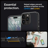 Spigen Ultra Hybrid iPhone 15 Pro Case - klar sort