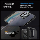 Spigen Ultra Hybrid iPhone 15 Pro Max Case - klar sort
