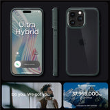 Spigen Ultra Hybrid iPhone 15 Pro Max-kasse - mørkegrøn