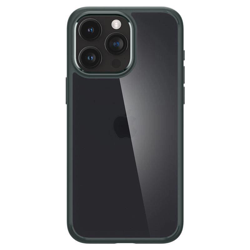 Spigen Ultra Hybrid iPhone 15 Pro Max-kasse - mørkegrøn