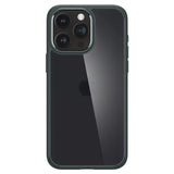 Spigen Ultra Hybrid iPhone 15 Pro Max-kasse - mørkegrøn