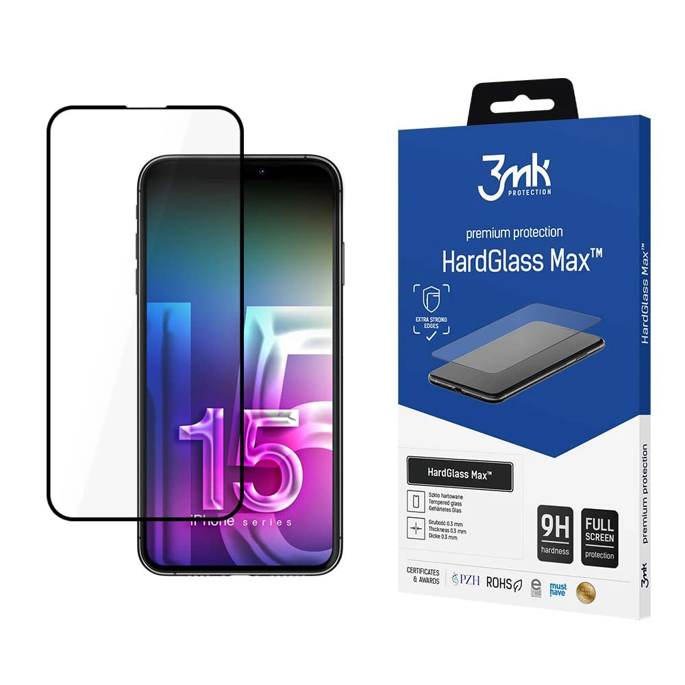 Apple iPhone 15 Pro - 3mk HardGlass MaxTM