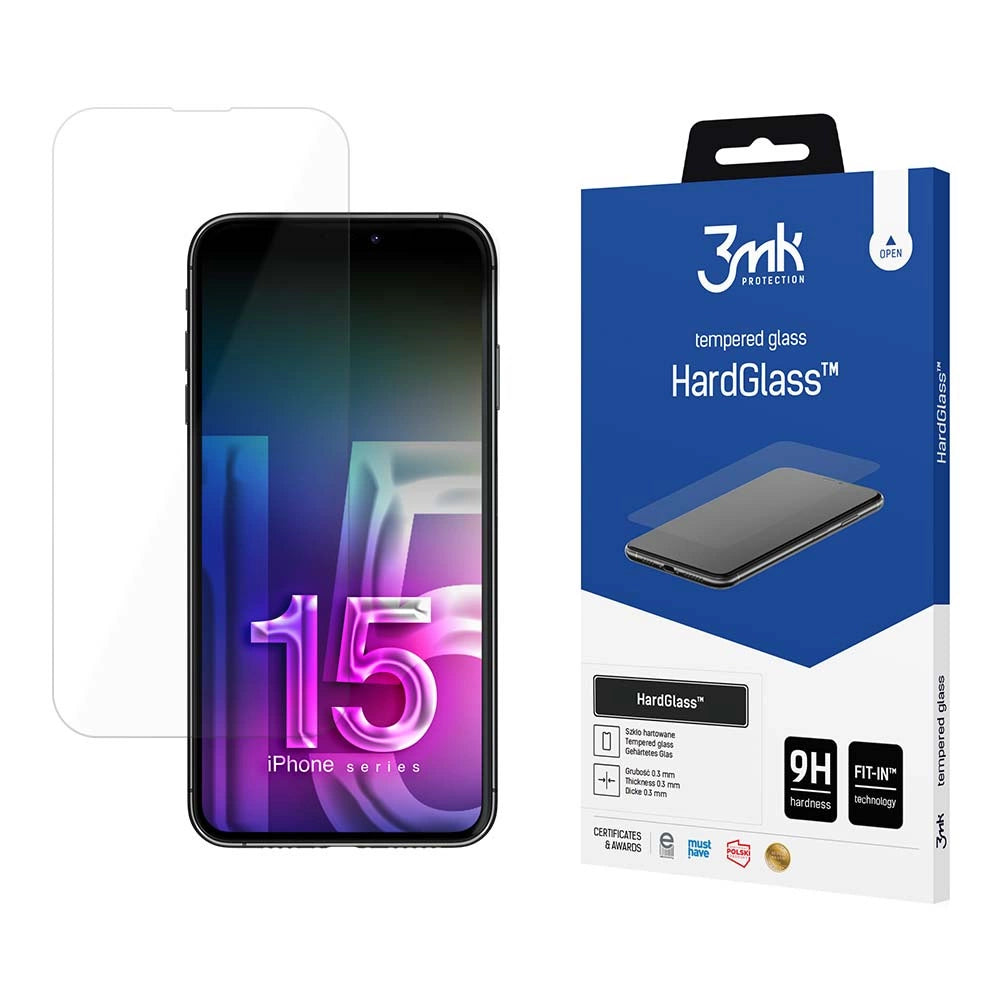 Apple iPhone 15 Plus - 3mk HardGlassTM