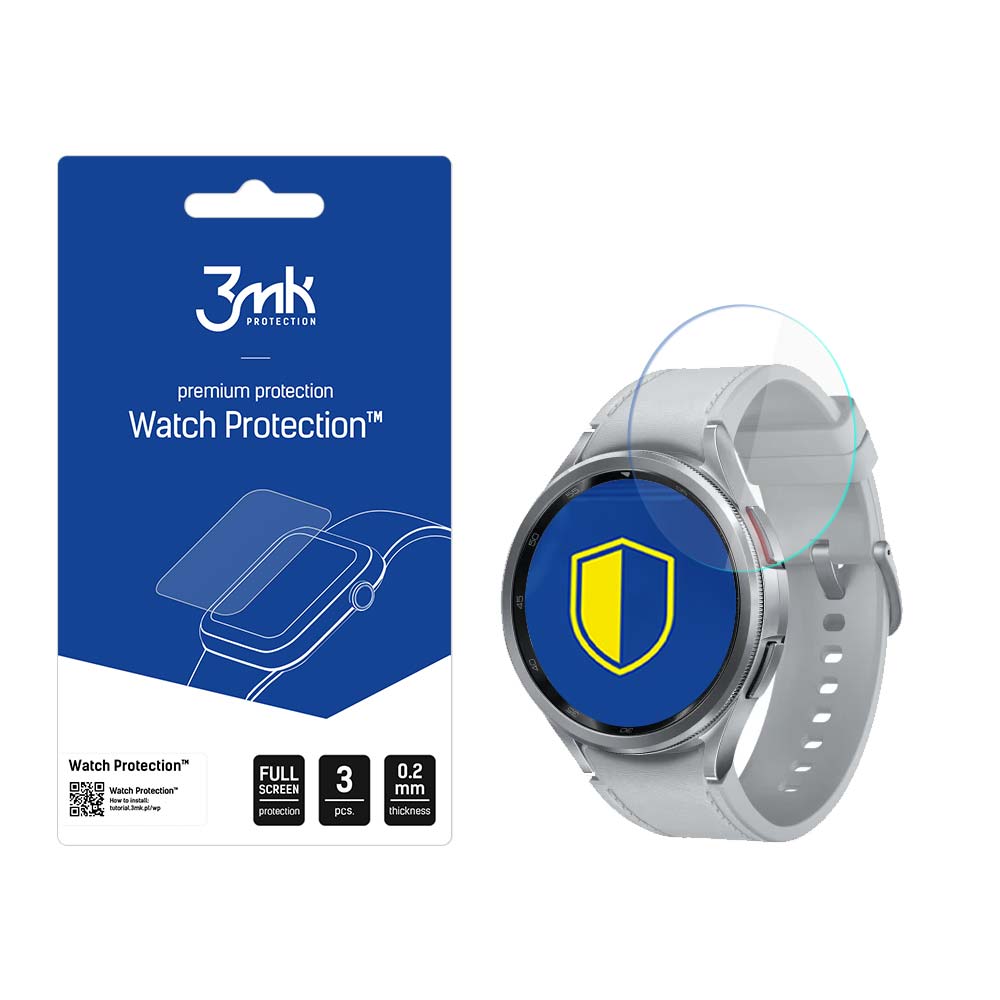 3mk Watch ProtectionTM v. FlexibleGlass Lite Hybrid Glass til Samsung Galaxy Watch 6 Classic 47mm