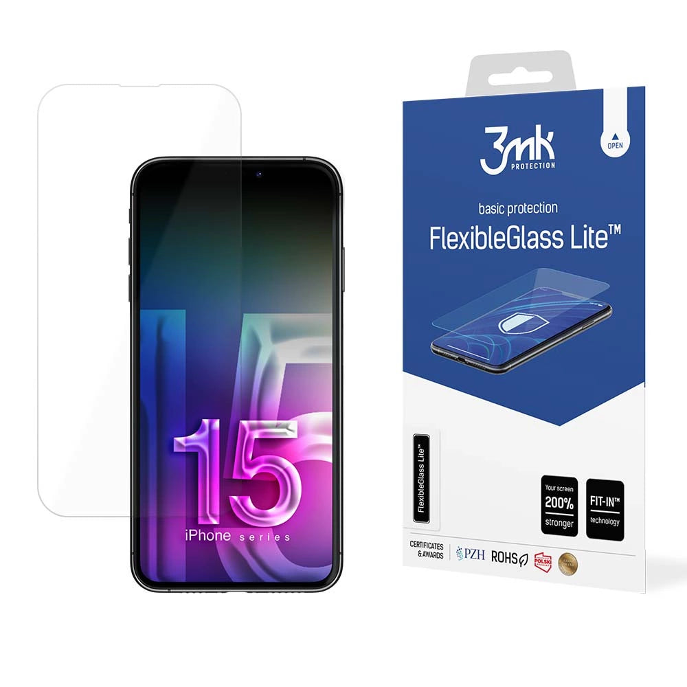 Apple iPhone 15 Pro - 3mk FlexibleGlass LiteTM