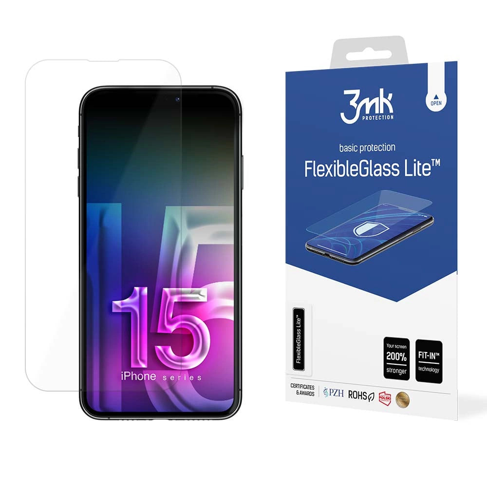 Apple iPhone 15 Pro Max - 3mk FlexibleGlass LiteTM