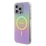 Guess GUHMP15XHITSP iPhone 15 Pro Max 6.7" pink/pink hardcase IML Iridescent MagSafe