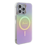 Guess GUHMP15XHITSP iPhone 15 Pro Max 6.7" pink/pink hardcase IML Iridescent MagSafe