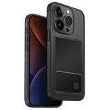 Uniq Air Fender ID Card slot case til iPhone 15 Pro - grå