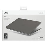 Uniq Claro MacBook Air 15"-kasse (2023) - gennemsigtig-grå