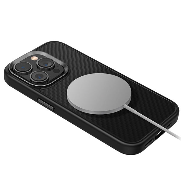 Uniq Keva Magclick opladningsfoder til iPhone 15 Pro Max - sort