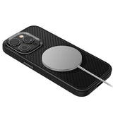 Uniq Keva Magclick opladningsfoder til iPhone 15 Pro Max - sort
