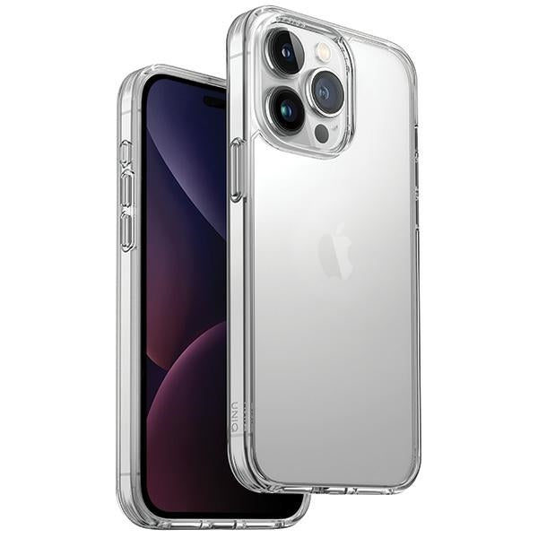 Uniq LifePro Xtreme Magclick Opladningsfoder til iPhone 15 Pro - gennemsigtigt