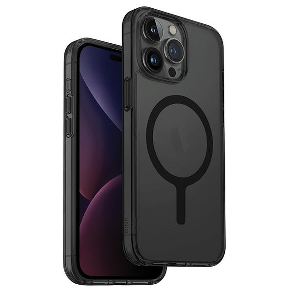 Uniq LifePro Xtreme Magclick opladningsfoder til iPhone 15 Pro Max - sort