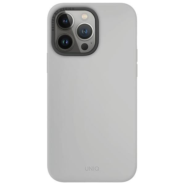 Uniq Lino Hue Magclick opladningsfoder til iPhone 15 Pro Max - lysgrå